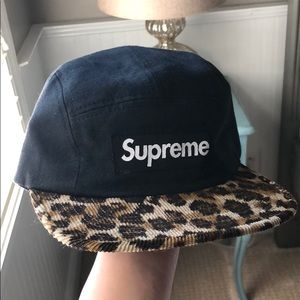 Authentic Supreme leopard print cap